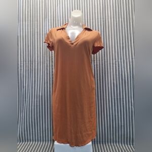 Derek Heart Polo Dress Woman Size: Small PullOn V-Neck